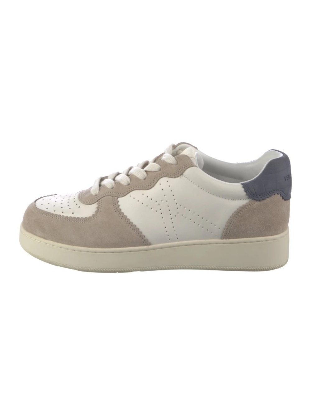 Veronica Beard Lenox Sneaker-Taupe White Navy-Size 9.5